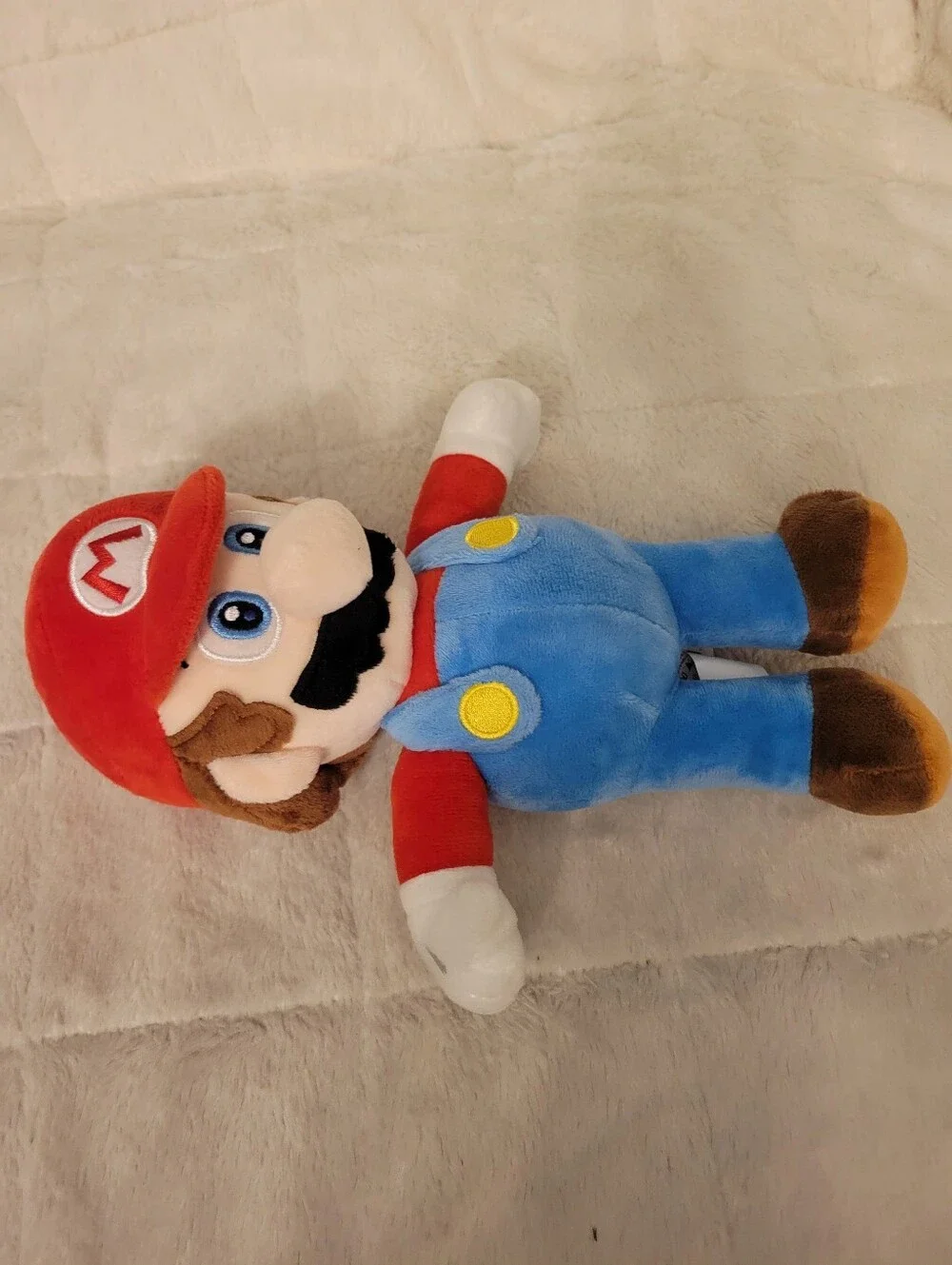 Super Mario Plush Toy - Red Hat, Blue Overalls Euc